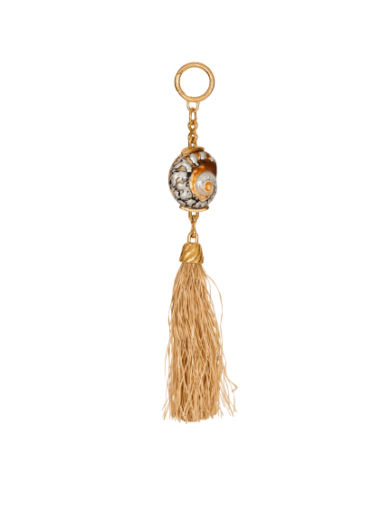 Shell tassel charm