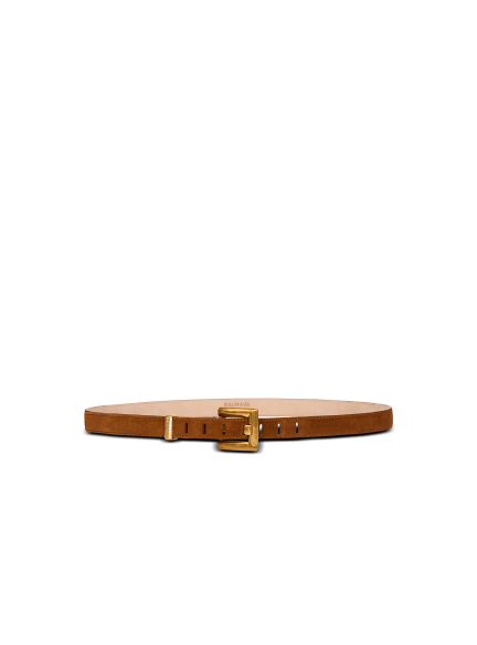 Anthem suede leather belt