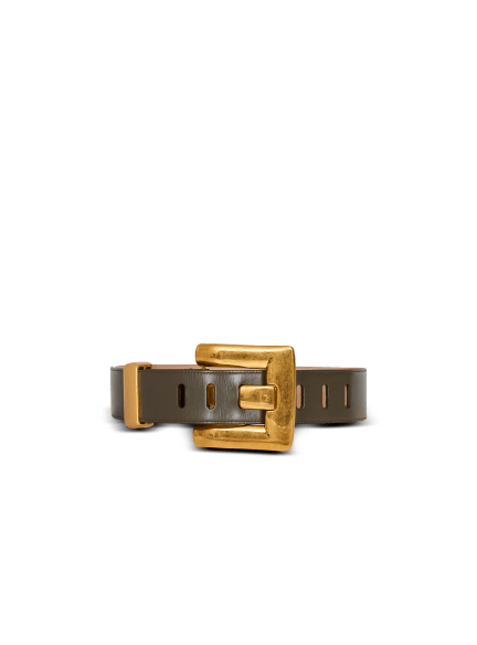 Anthem calfskin leather belt