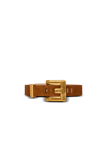 Anthem suede leather belt