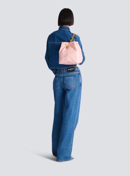 Pulse calfskin leather backpack