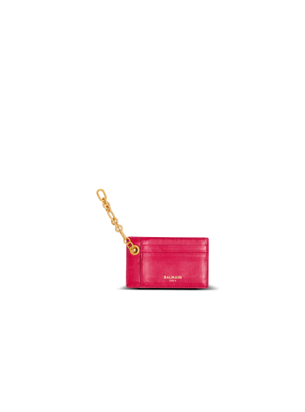 Pulse lambskin leather card holder