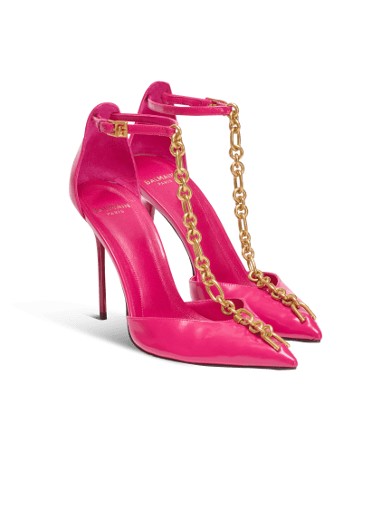 Sync patent leather stilettos