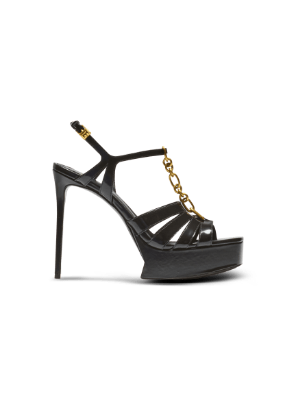 Sync パテントラムスキン プラットフォームサンダル