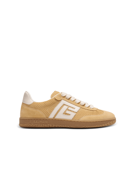 Suede Balmain Swan trainers