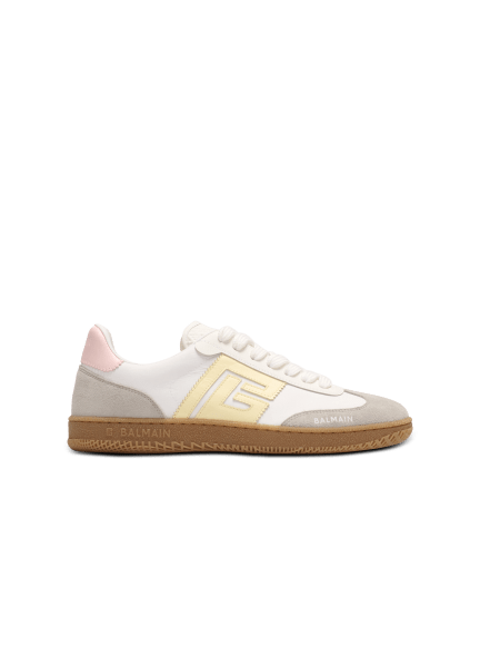 Swan trainers in calfskin and nylon