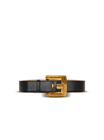 Anthem calfskin leather belt