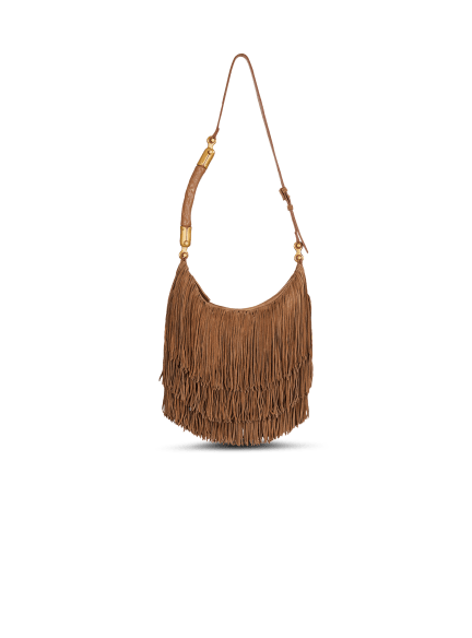 &Eacute;b&egrave;ne Hobo fringed suede bag