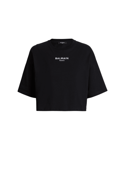 Embroidered Balmain Paris T-shirt