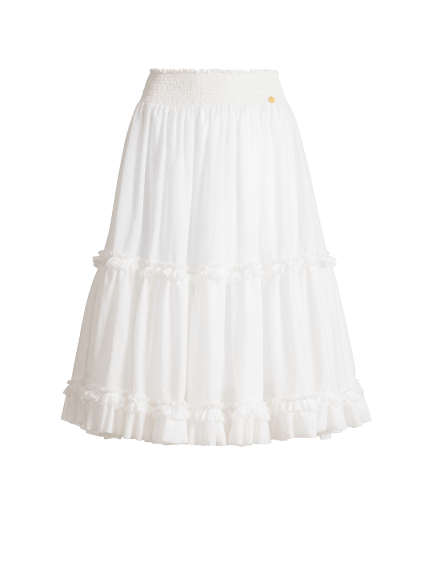 Long gathered skirt