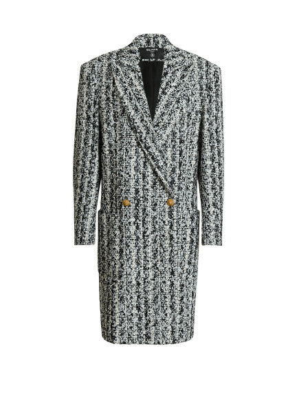 Long tweed coat
