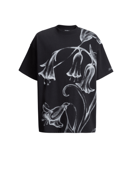 T-shirt Balmain Flower con stampa 