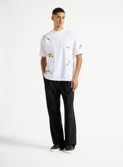 White Designer T-shirts - Men | Balmain