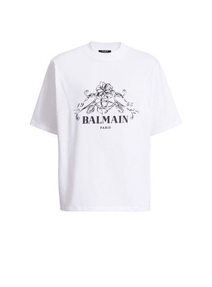 Printed Balmain Vine T-shirt 