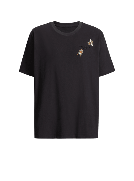 Embroidered Balmain Insect T-shirt