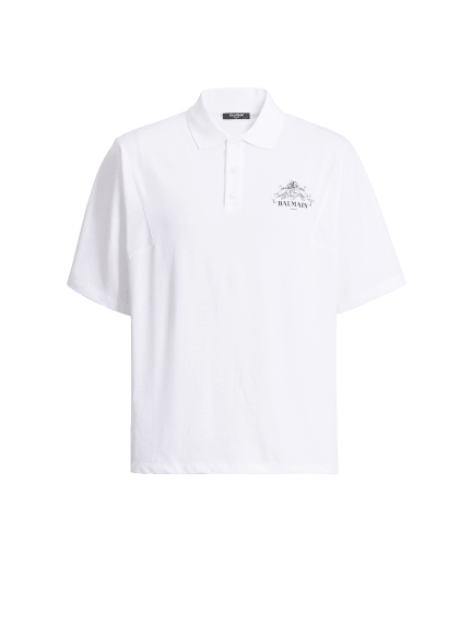 Printed Balmain Vine polo 