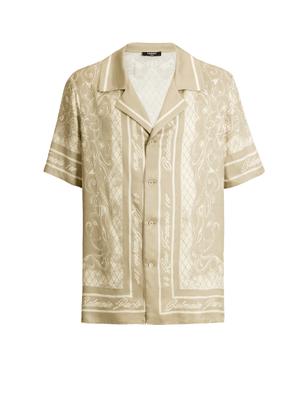 Printed Foulard pyjama shirt