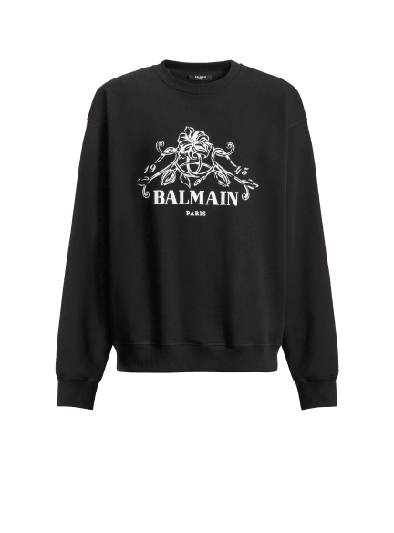 Printed Balmain Vine sweatshirt