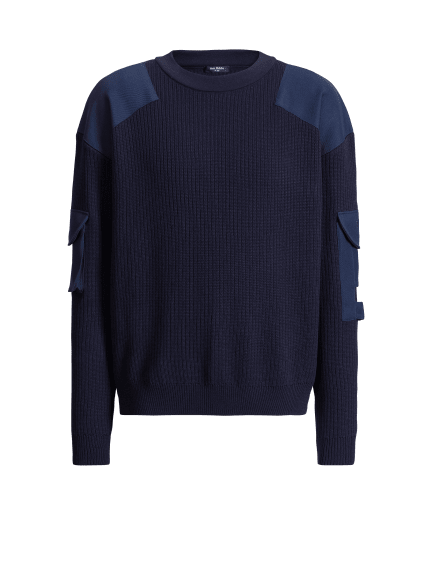 Pull Balmain Vintage Utility en laine