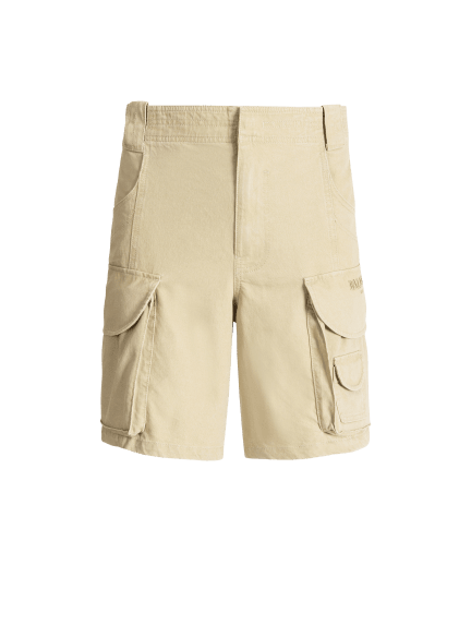 Cotton cargo Bermuda shorts