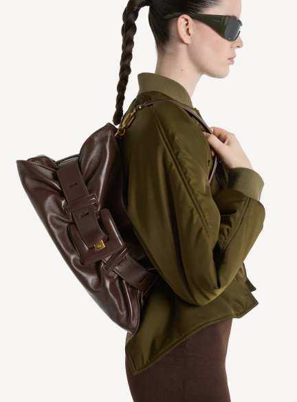 BALMAIN ショルダーバッグ ベージュ/ブラウン Women's Shoulder Bag Collection | BALMAIN