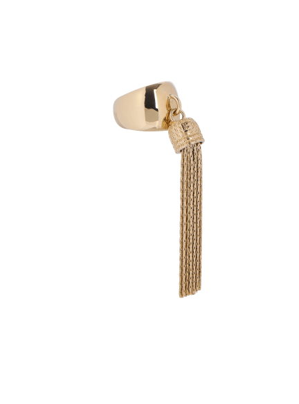 Brass tassel ring