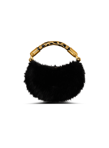 Mini Ebene bag in faux fur