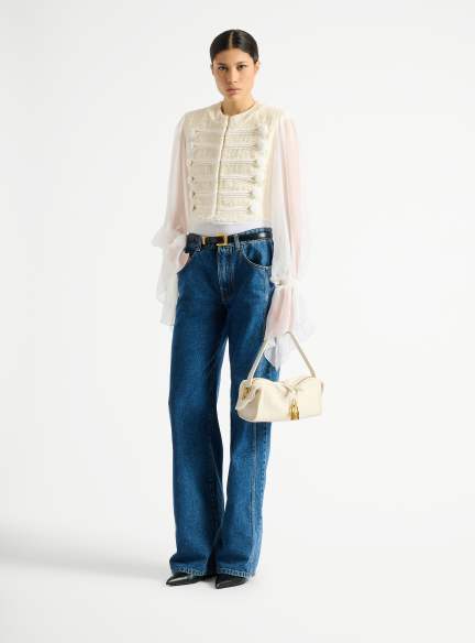 Designer White Crossbody Bag - Women | Balmain