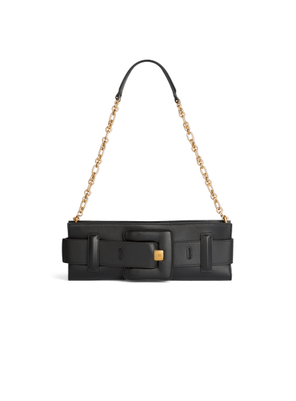 Anthem smooth leather clutch