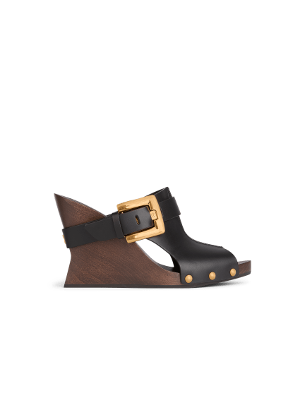 Anthem Wedge smooth leather mules