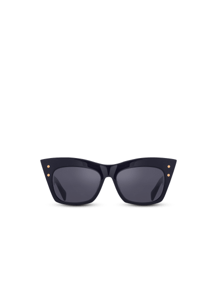 Tortoiseshell-effect acetate B-II sunglasses