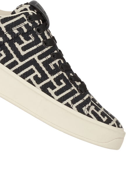 Monogram jacquard B-Court sneakers