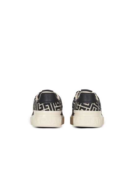 Monogram jacquard B-Court sneakers