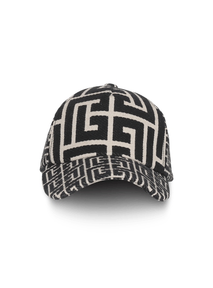 Casquette en jacquard monogramme