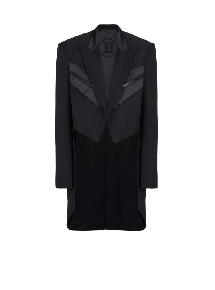 Blazer with satin tailcoat