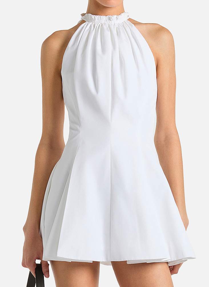 balmain halter neck knit dress Balmain