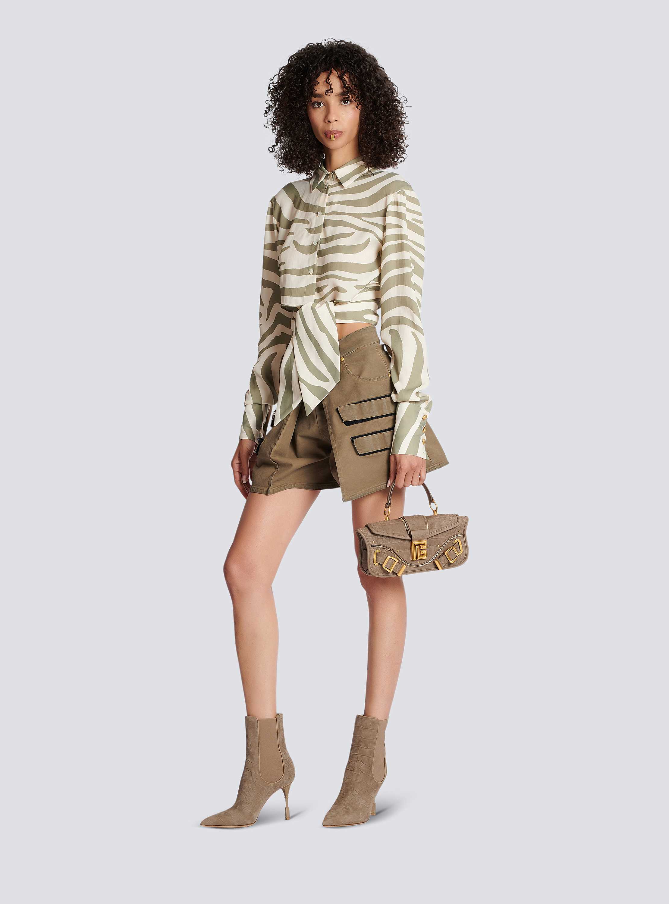 Chemise imprim&eacute; z&egrave;bre
