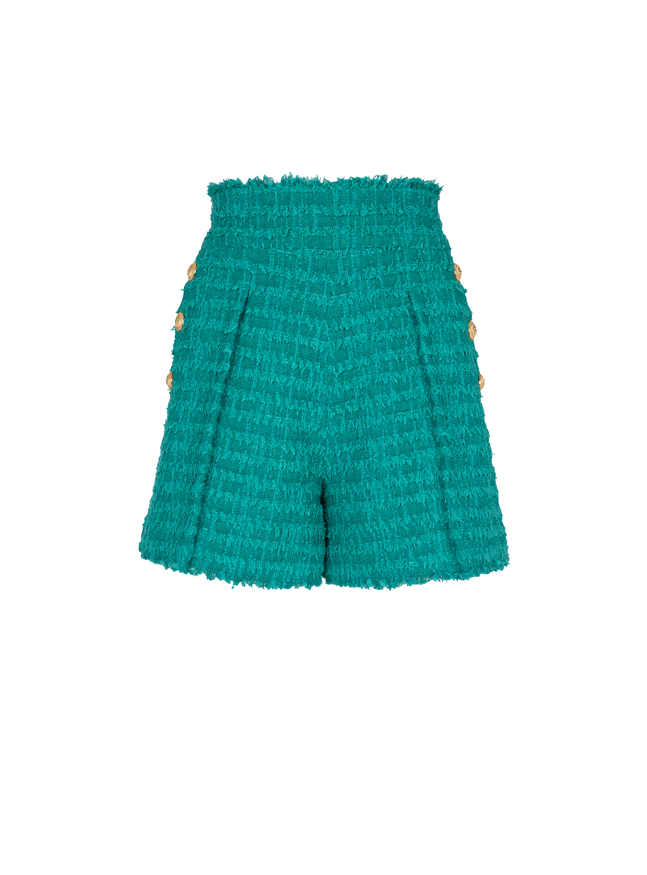 Ausgestellte Shorts aus Tweed