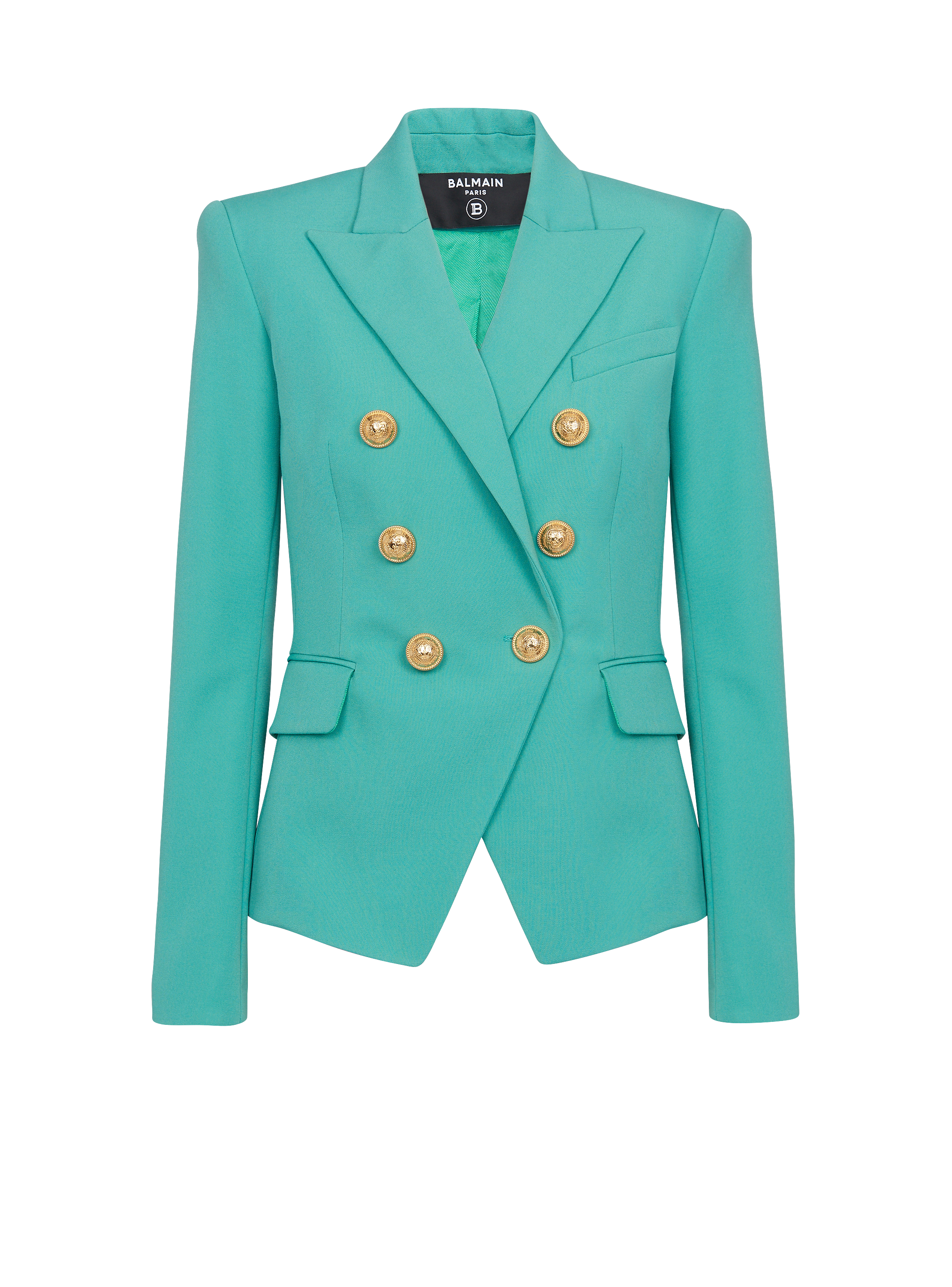 Wool double-breasted blazer