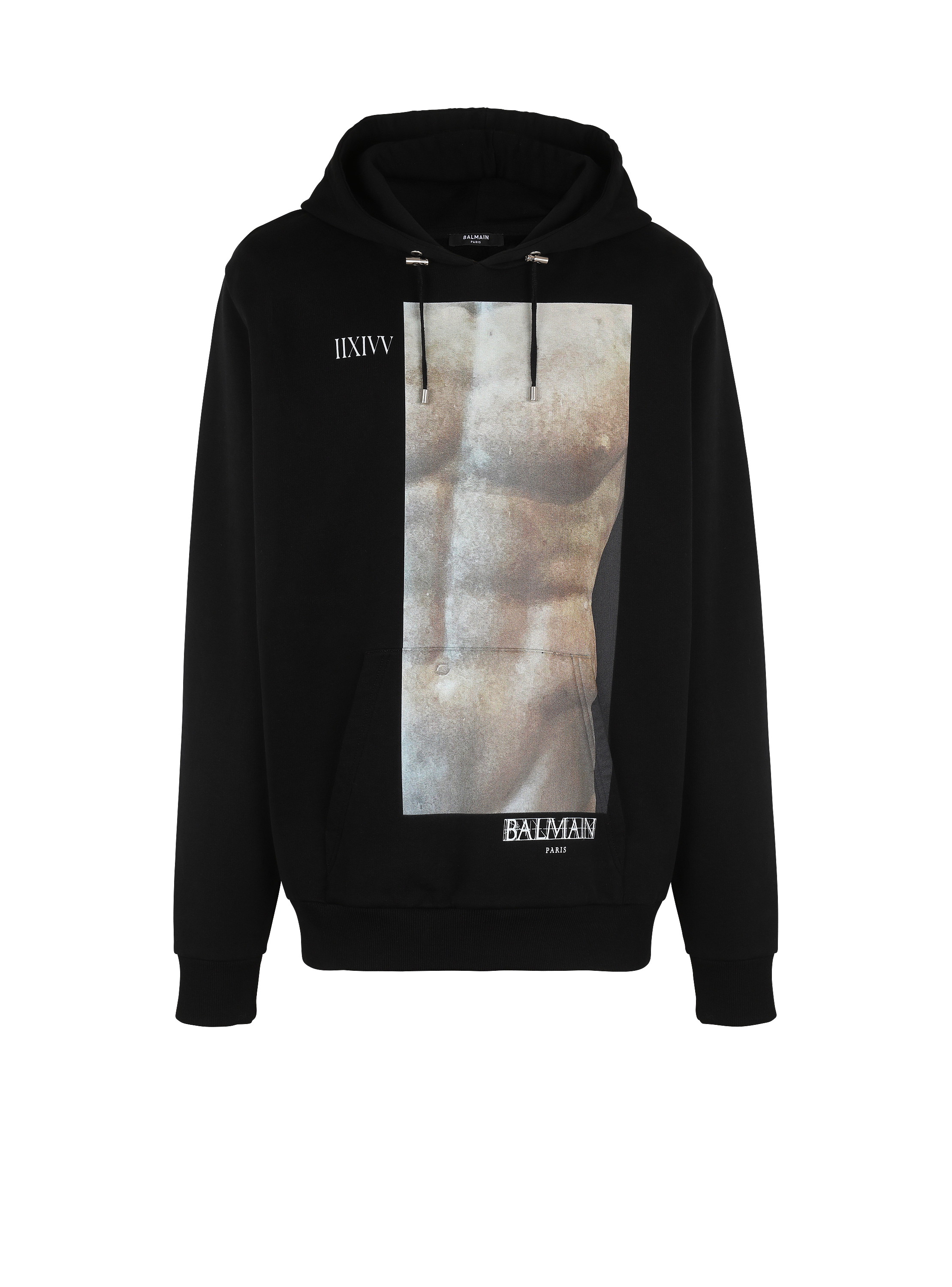 Statue print hoodie