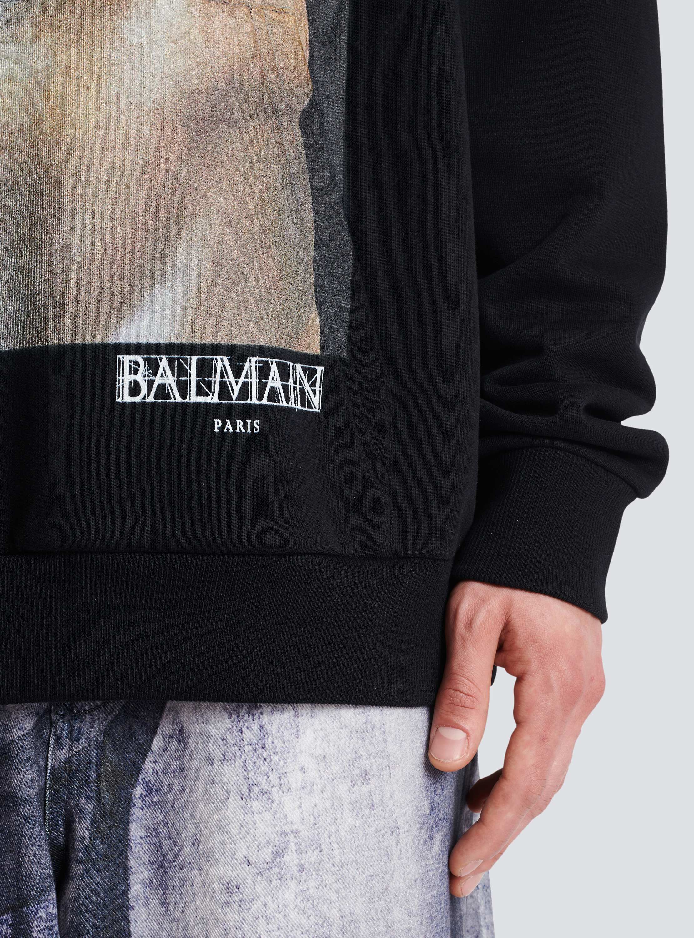Statue print hoodie