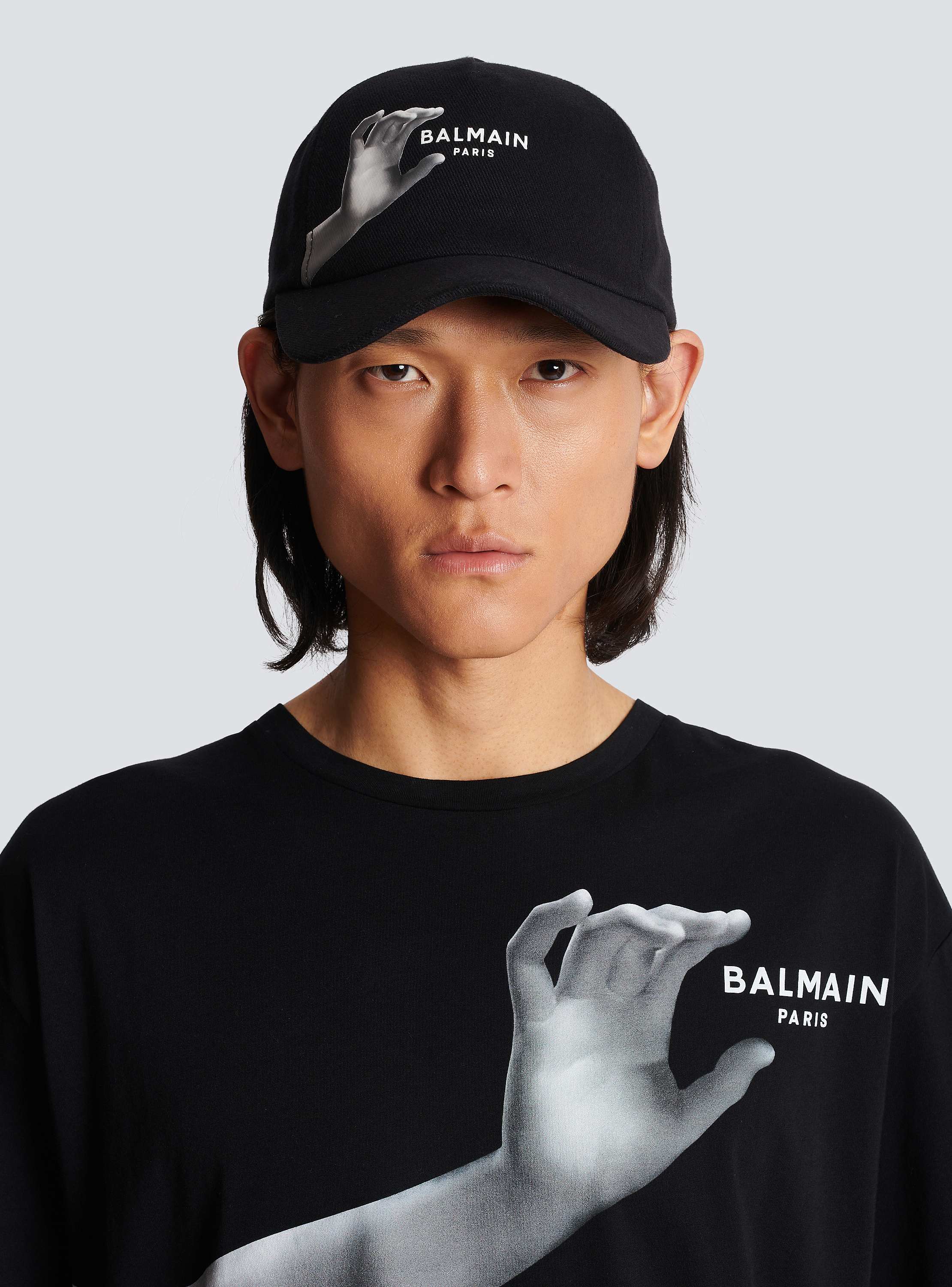 Statue print cotton cap