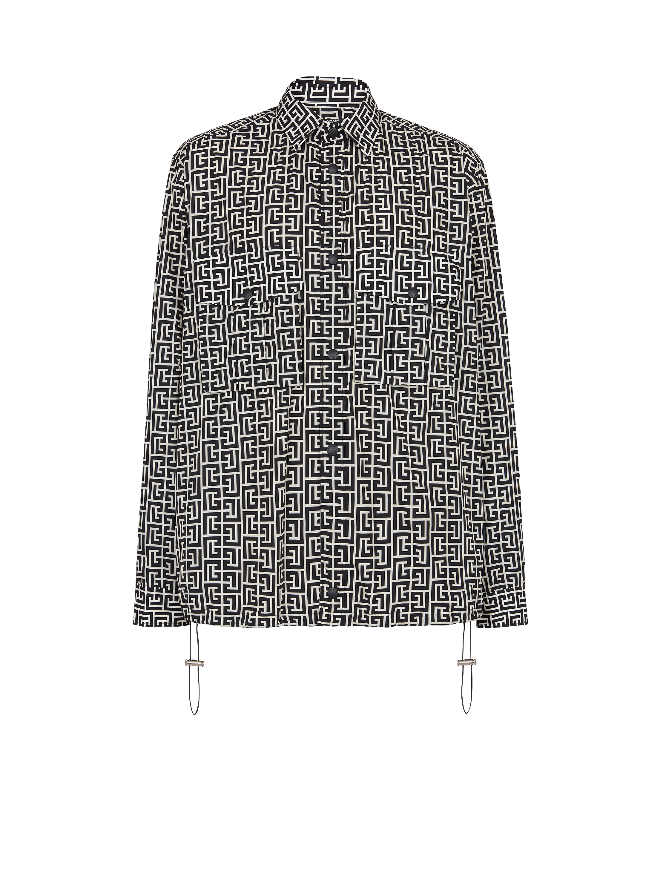 Monogrammed overshirt