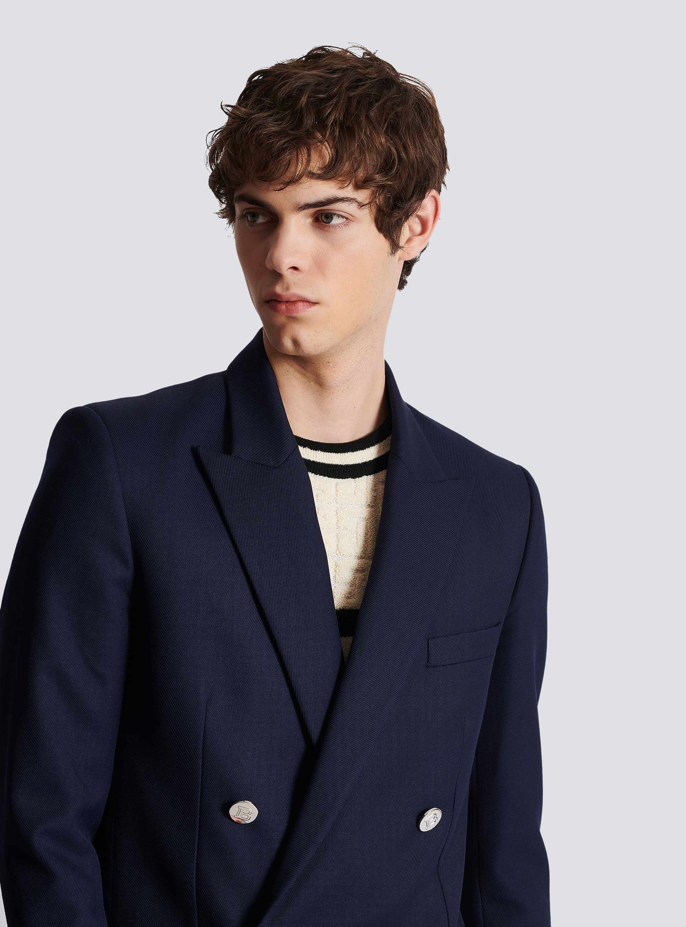 BALMAIN テーラードジャケット 青 BALMAIN | Light blue Women's Blazer | YOOX