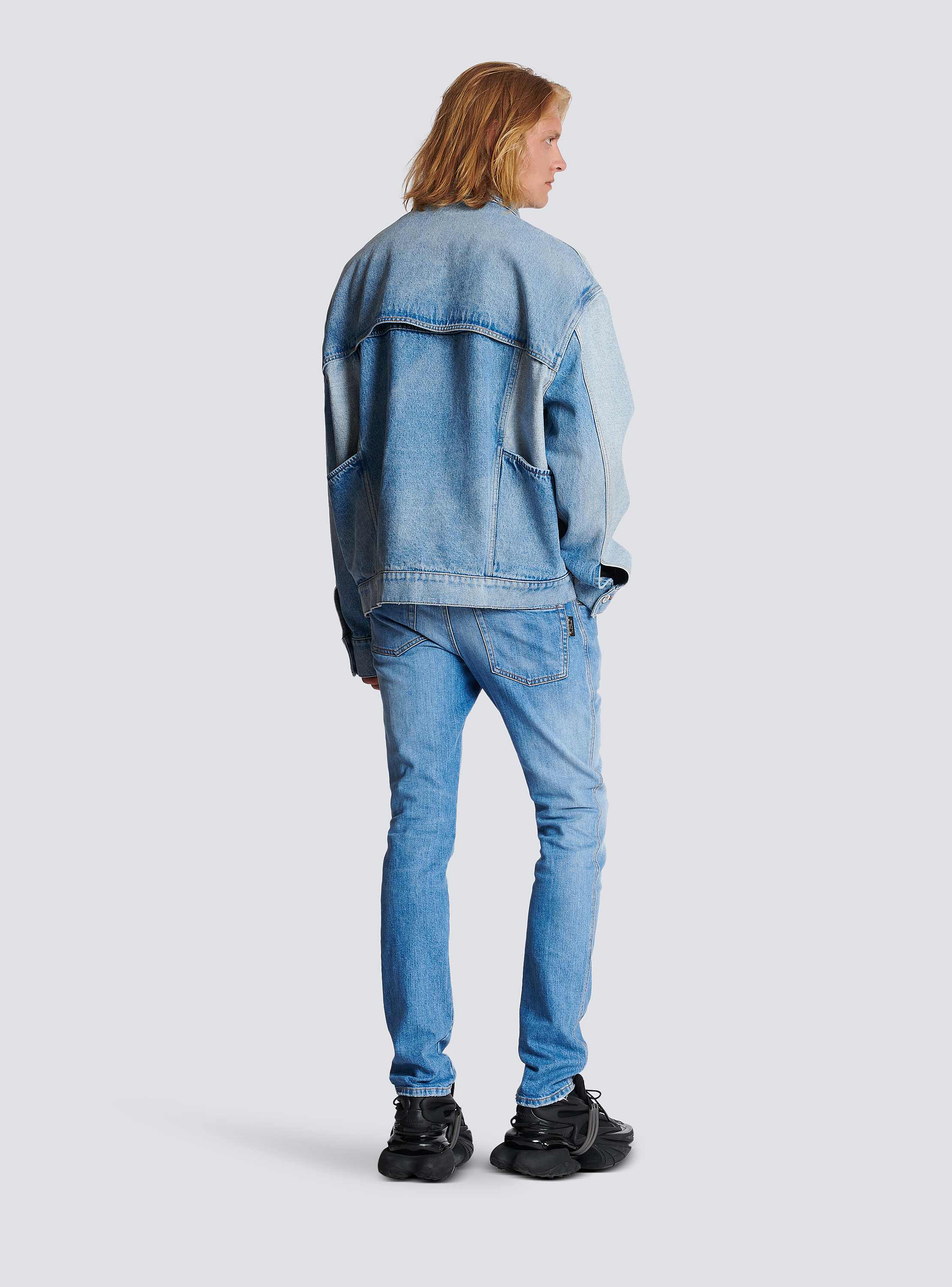 リバースカット デニムジャケット - Men | BALMAIN