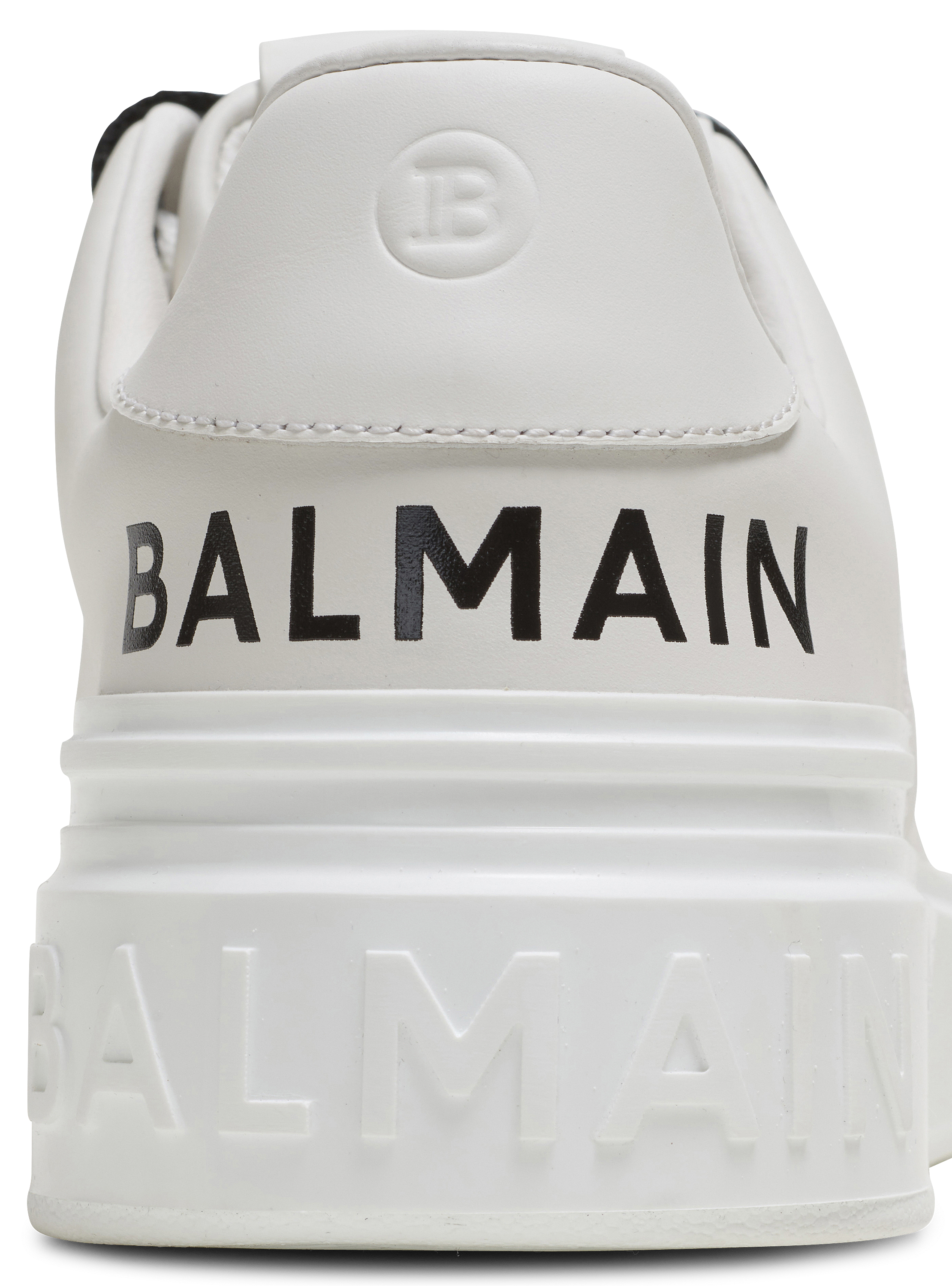 BALMAIN バルマン B-East レザー スニーカー white 大人気