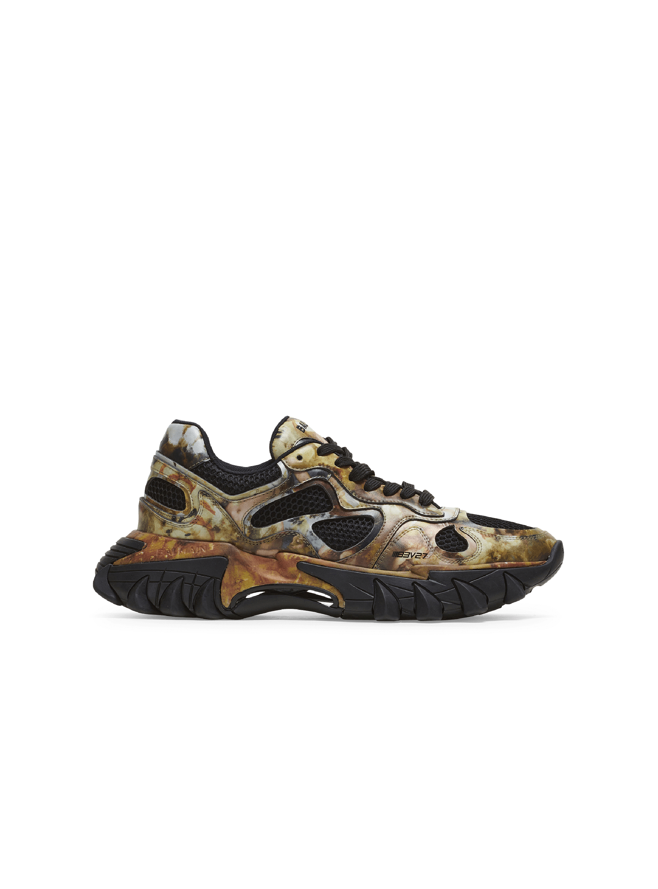 B-East trainers in printed leather and mesh