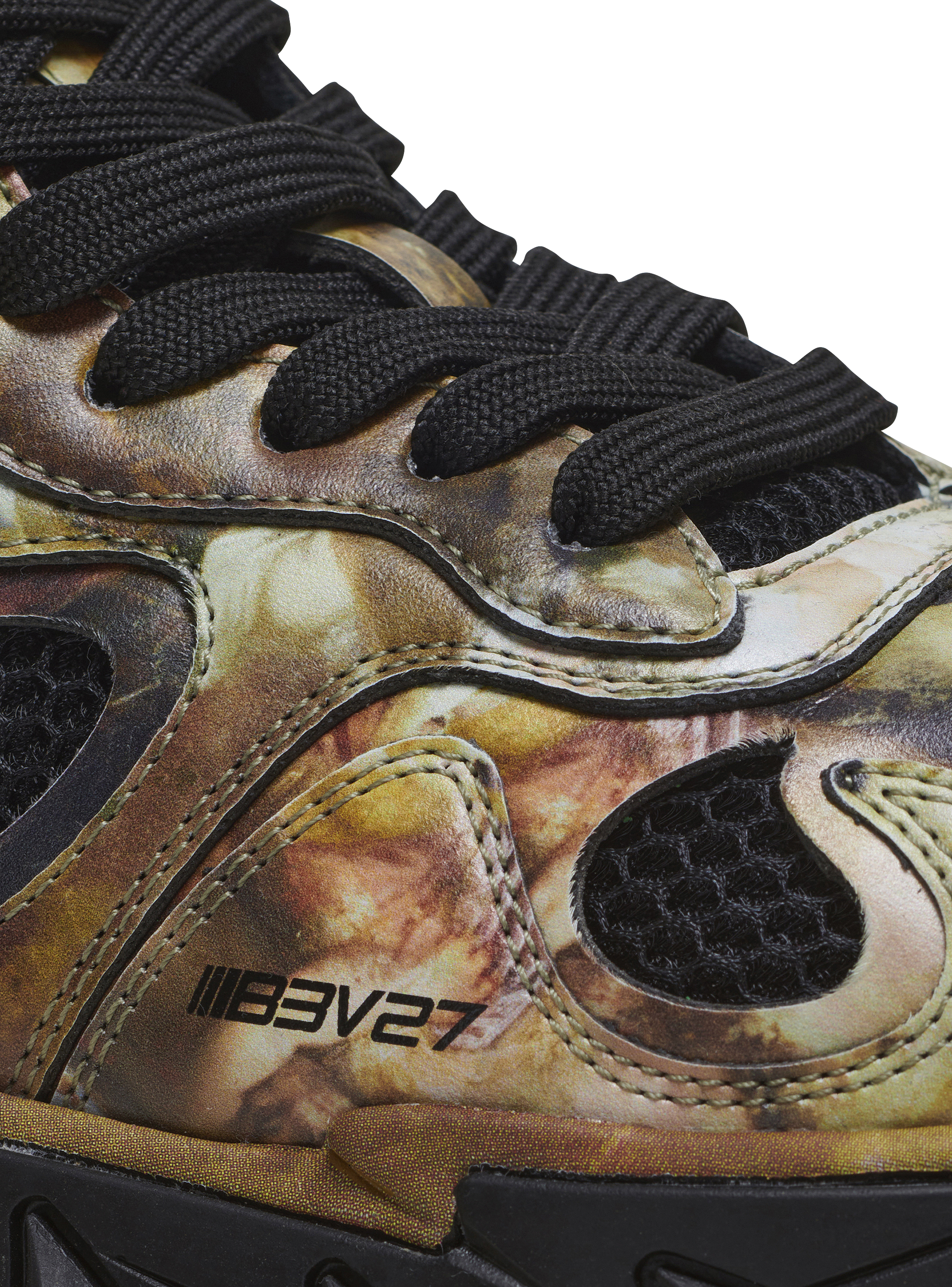 B-East trainers in printed leather and mesh