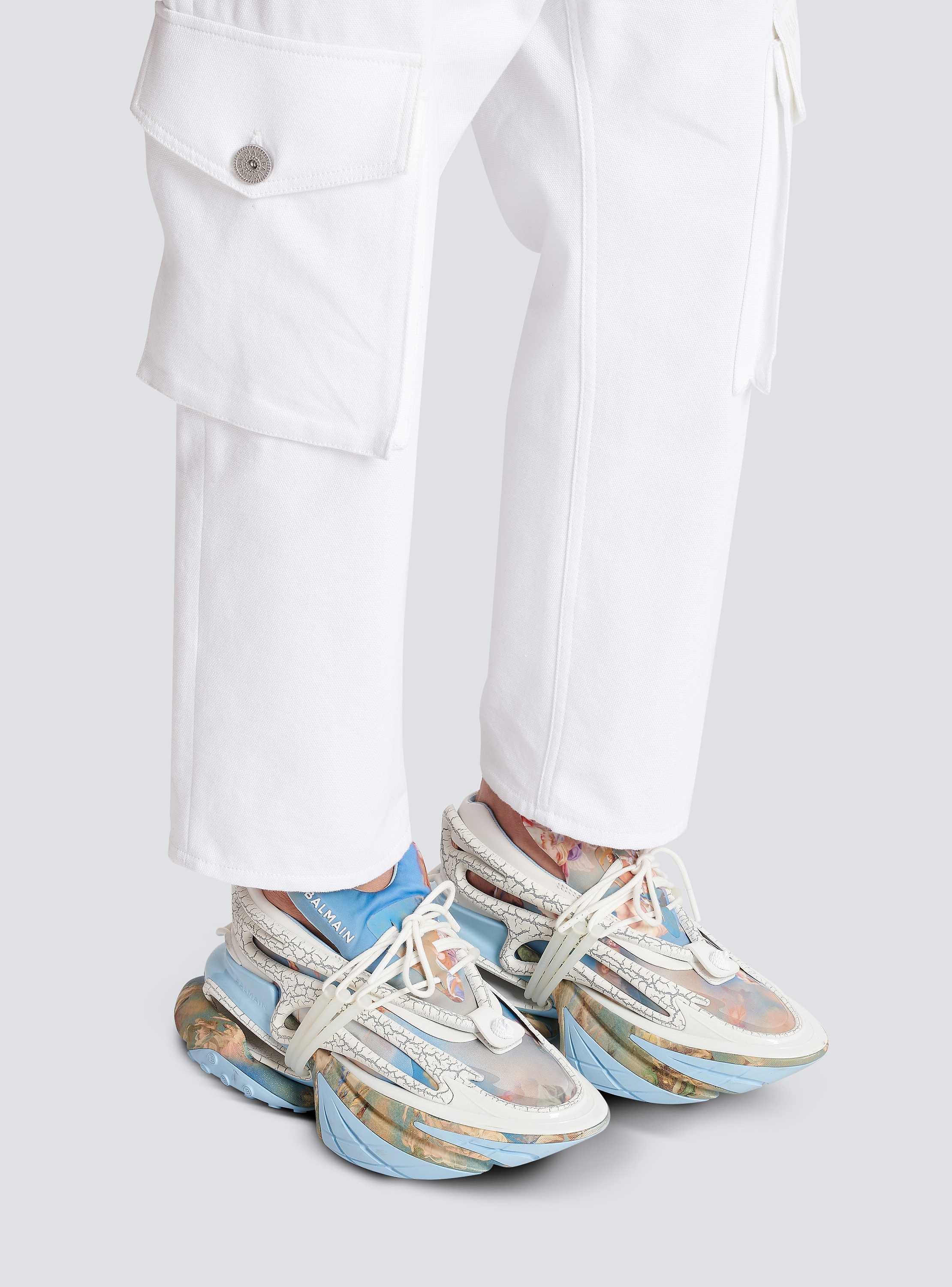Unicorn trainers in printed neoprene