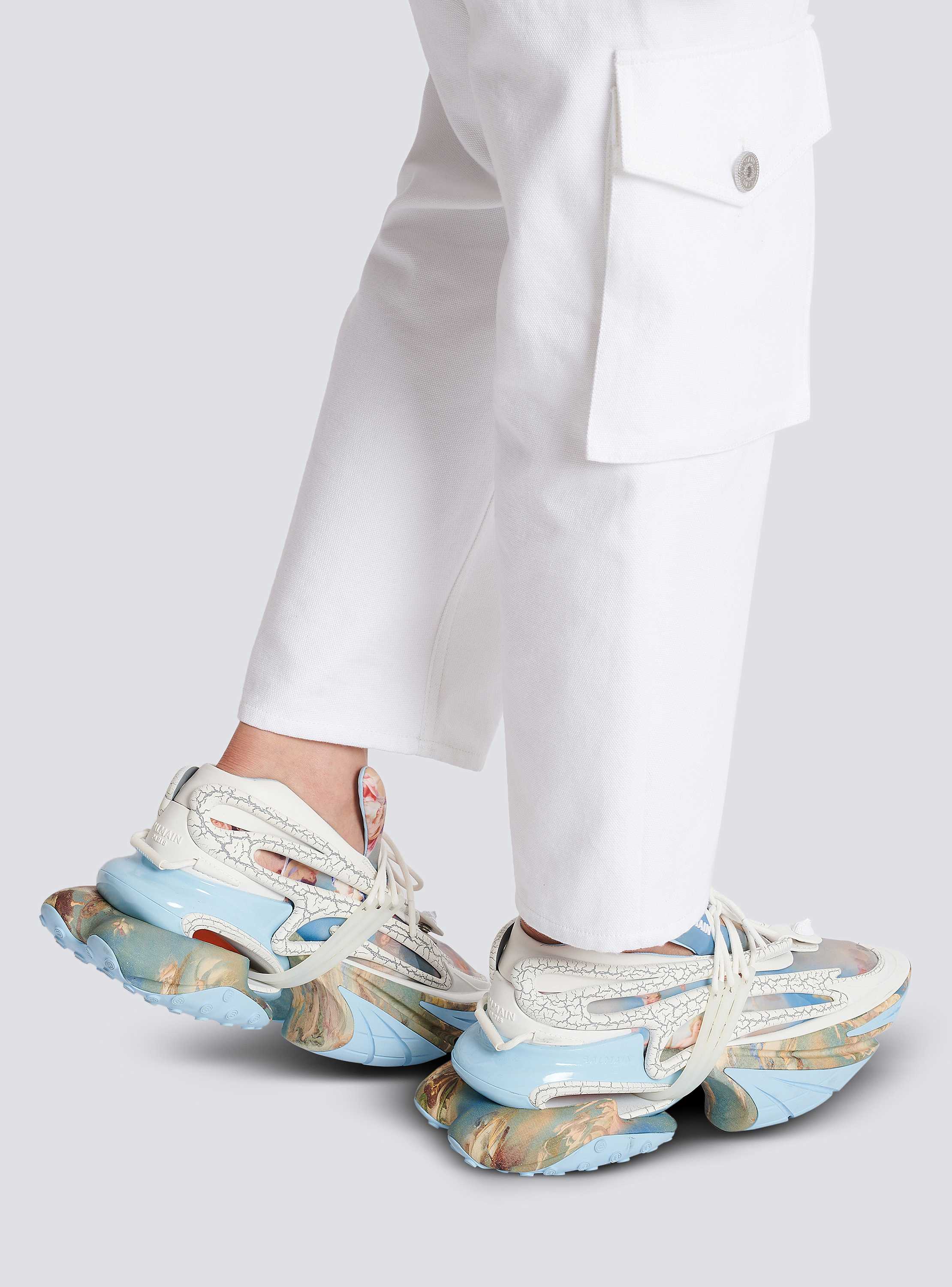 Unicorn trainers in printed neoprene